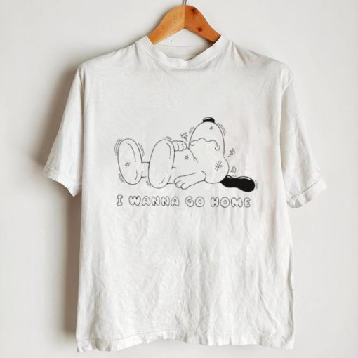 Snoopy I Wanna Go Home Shirt