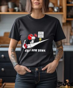 Snoopy MLB Just Bow Down Cleveland Guardians shirt