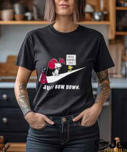 Snoopy MLB Just Bow Down Los Angeles Angels shirt