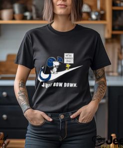 Snoopy NFL Just Bow Down Indianapolis Colts shirt