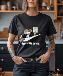 Snoopy NFL Just Bow Down New Orleans Saints shirt