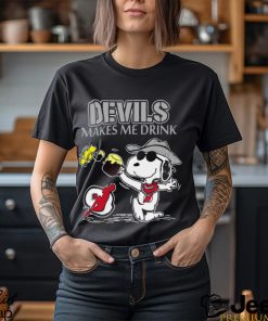 Snoopy New Jersey Devils Make Me Drinks Shirt