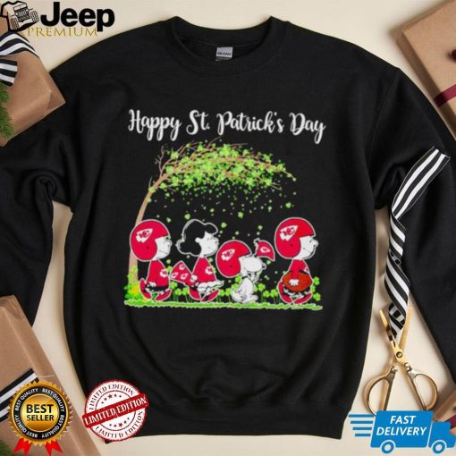 Snoopy Peanuts Kansas City Chiefs Happy St.Patrick’s Day shirt