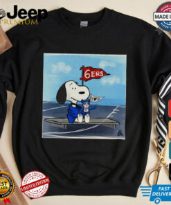 Snoopy Philadelphia 76ers Flag 6Ers 2024 Shirt