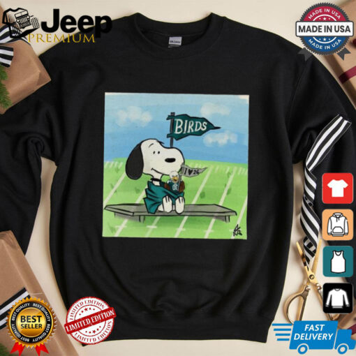 Snoopy Philadelphia Eagles Birds I Love 26 Flag 2024 Shirt