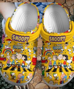 Snoopy Pop Movie Crocs Crocband Clogs Shoes Comfortable For Men Women and Kids – Footwearelite Exclusive