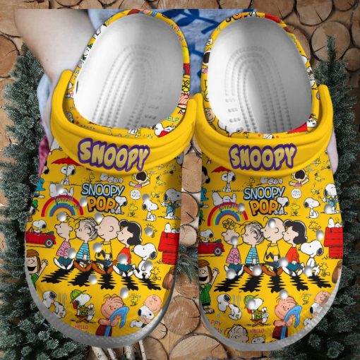 Snoopy Pop Movie Crocs Crocband Clogs Shoes Comfortable For Men Women and Kids – Footwearelite Exclusive