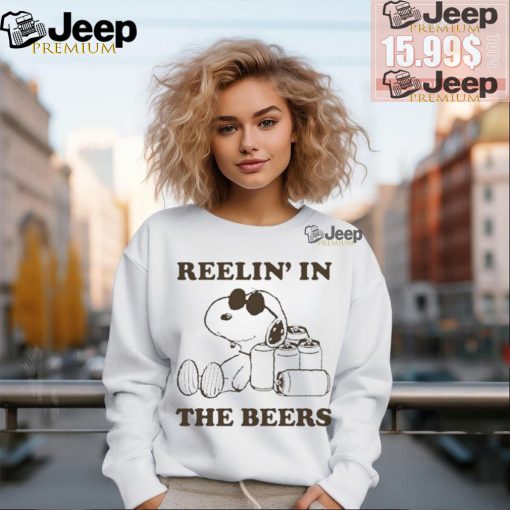 Snoopy Reelin’ In The Beers T Shirts