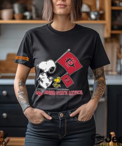 Snoopy San Diego State Aztecs Road To Oklahoma City flag shirt