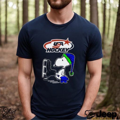 Snoopy USA Hockey Team Captain Shirt