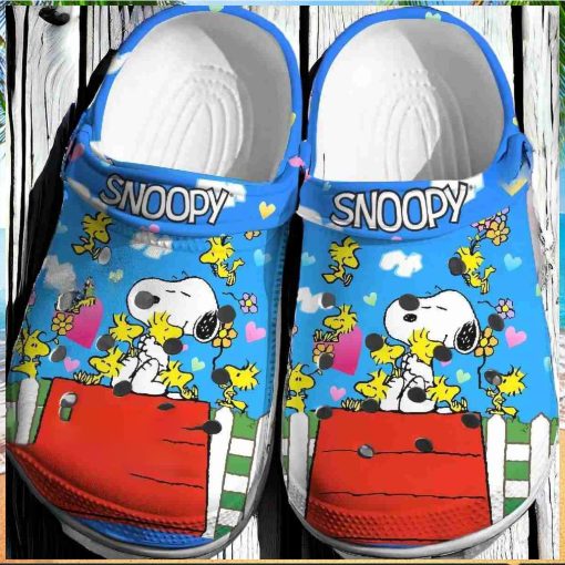 Snoopy Woodstock Beautiful Day Crocs