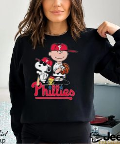 Snoopy Woodstock Charlie Brown Philadelphia Phillies Shirt