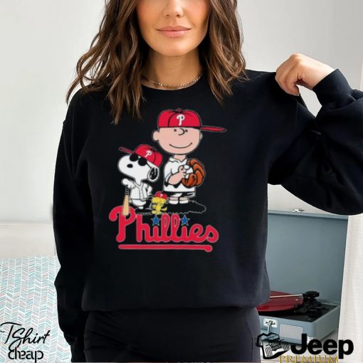 Snoopy Woodstock Charlie Brown Philadelphia Phillies Shirt