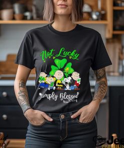 Snoopy and Friends not Lucky Simply Blessed St. Patrick’s Day shirt