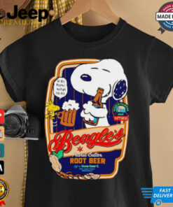 Snoopy and Woodstock Beagle’s Peanut Root Beer shirt