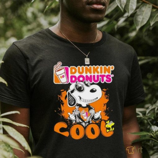 Snoopy and Woodstock cool Dunkin’ Donuts logo 2024 shirt