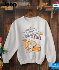 Snoopy and Woodstock so thank full pumpkin pie Thanksgiving shirt