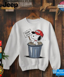 Snoopy in the trash hat MAGA Trump 2024 shirt