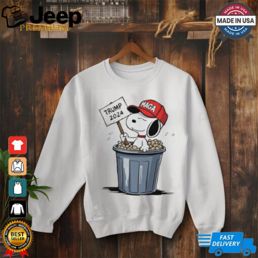 Snoopy in the trash hat MAGA Trump 2024 shirt