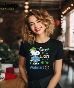 Snoopy one Lucky Walmart Shirt