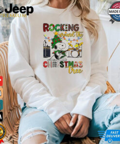 Snoopy rocking around the Christmas tree shirt