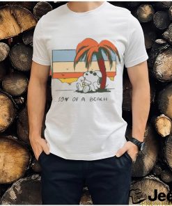 Snoopy son of a beach art shirt