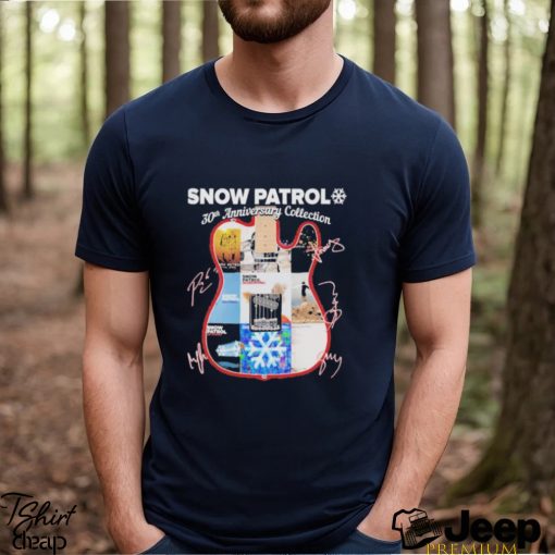 Snow Patrol 30th anniversary Collection Guitar Signatures Shirt