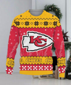 Snow Team Logo Kansas City Chiefs Christmas Tree Ugly Xmas Sweater