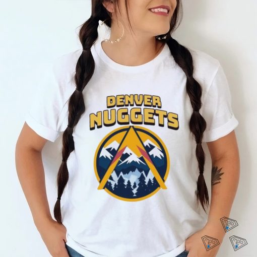 Snowy Mountain Peaks Denver Nuggets NBA Team shirt