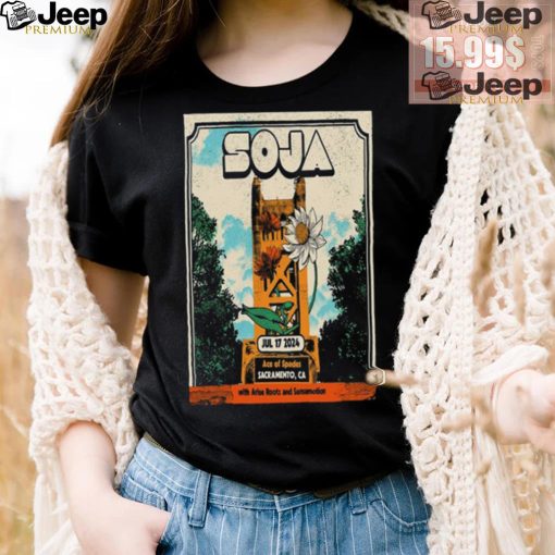 Soja The Ace Of Spades in Sacramento CA July 17 2024 Poster shirt