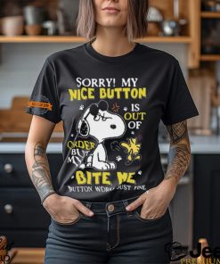 Sorry! My Nice Button Is Out Of Order But My Bite Me Button Works Just Fine Shirt