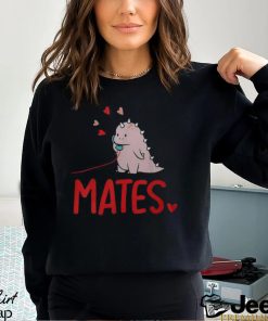 Soul Mates Cute Dinosaur Valentine's Day Matching Couples Men's T shirt