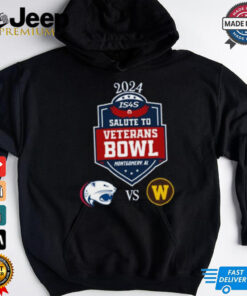 South Alabama Jaguars vs. Western Michigan Broncos 2024 IS4S Salute to Veterans Bowl shirt