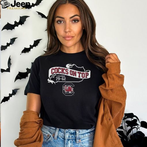 South Carolina Basketball Cocks On Top Shirt+