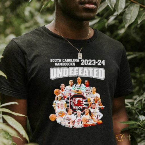 South Carolina Gamecocks 2023 2024 undefeated players shirt