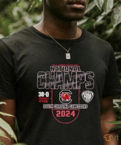 South Carolina Gamecocks 2024 NCAA women’s basketball National Champs 38 0 shirt
