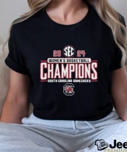 South Carolina Gamecocks 2024 SEC Women’s Basketball Regular Season Champions Locker Room Shirt