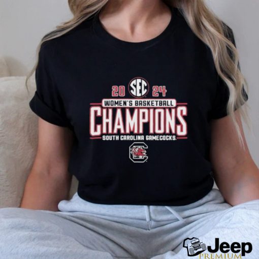 South Carolina Gamecocks 2024 SEC Women’s Basketball Regular Season Champions Locker Room Shirt