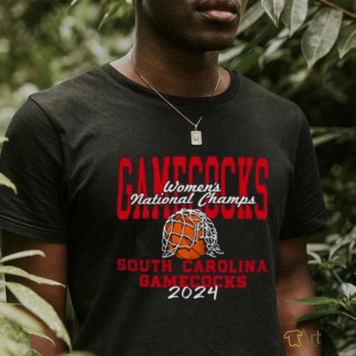 South Carolina Gamecocks 2024 Women’s Basketball Champs Cut The Net T shirt