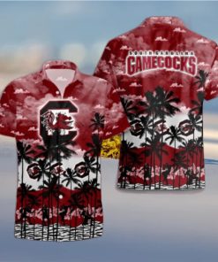 South Carolina Gamecocks Palms Tree Hawaiian Shirt