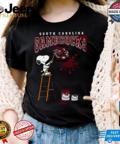 South Carolina Gamecocks Snoopy Painting Shirt