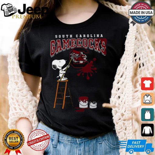 South Carolina Gamecocks  Snoopy Painting Shirt