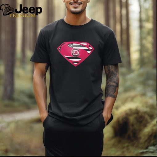 South Carolina Gamecocks Superman logo shirt