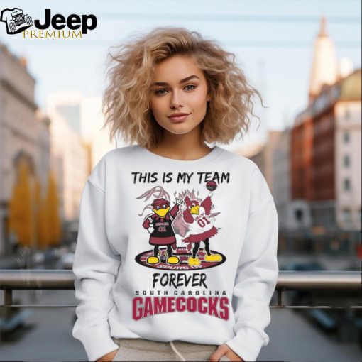 South Carolina Gamecocks This Is My Team Forever NCAA Women’s Basketball National Champions Shirt