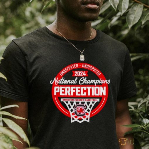 South Carolina Gamecocks Women’s Basketball 2024 Undefeated Undisputed National Champions perfection shirt