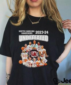 South Carolina Gamecocks women’s basketball 2023 24 undefeated shirt