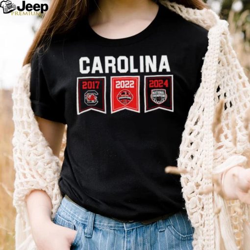 South Carolina women’s basketball 2024 championship 3 times shirt