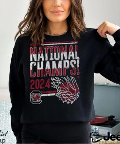 South carolina women's basketball 2024 national champions swish shirt