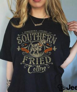 Southern Fried Cotton Southern Camo Filled Pointer Short Sleeve Comfort  Colors Graphite Graphic T shirt - teejeep