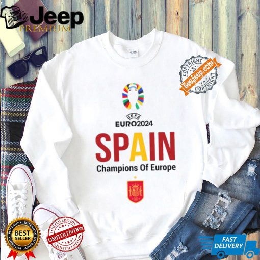 Spain Champions Of Europe Shirt 2024 Spain Champions T Shirt Spain Euro 2024 Champions Shirt Spain Champions Euro 2024 Shirt